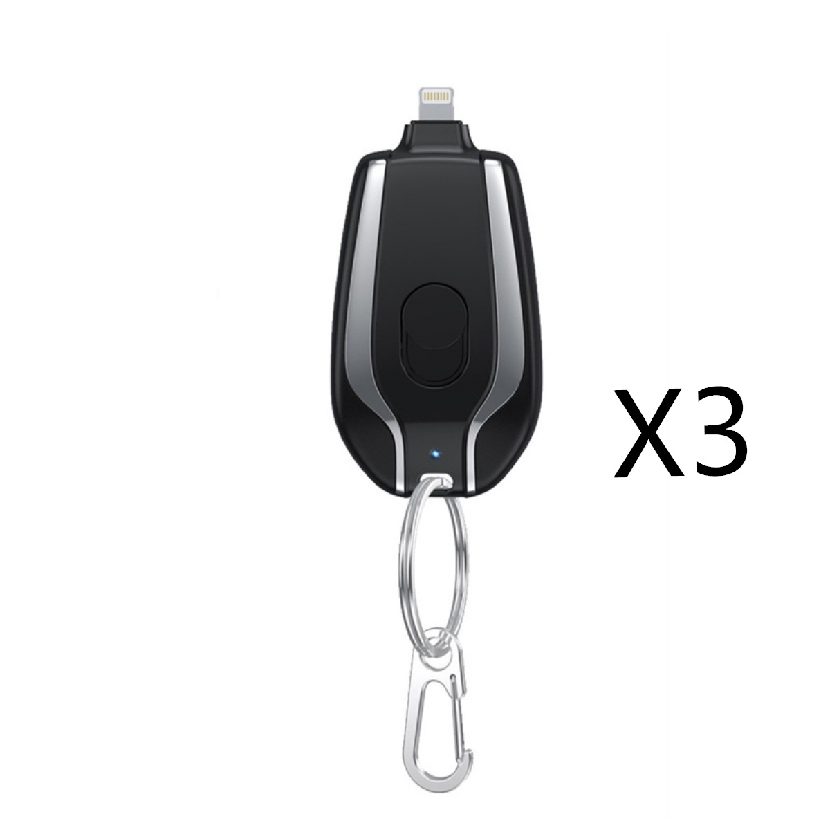 Mini Keychain Power Bank 1500mAh (Type-C Fast Charging) - Image 3