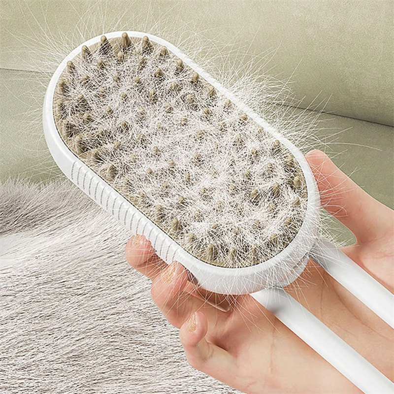 3-in-1 Steam Pet Grooming Brush for Cats & Dogs - Image 10